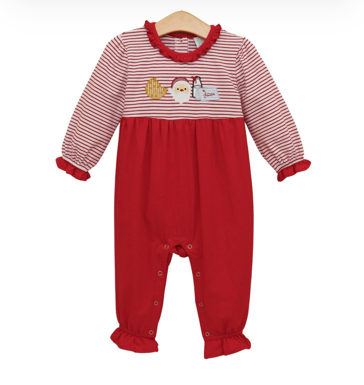 Santa's Treats Ruffle Romper