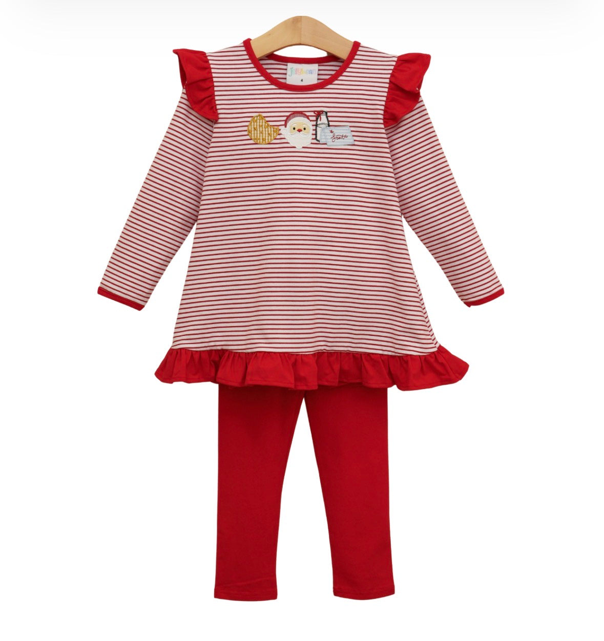 Santa's Treats Ruffle Pants Set