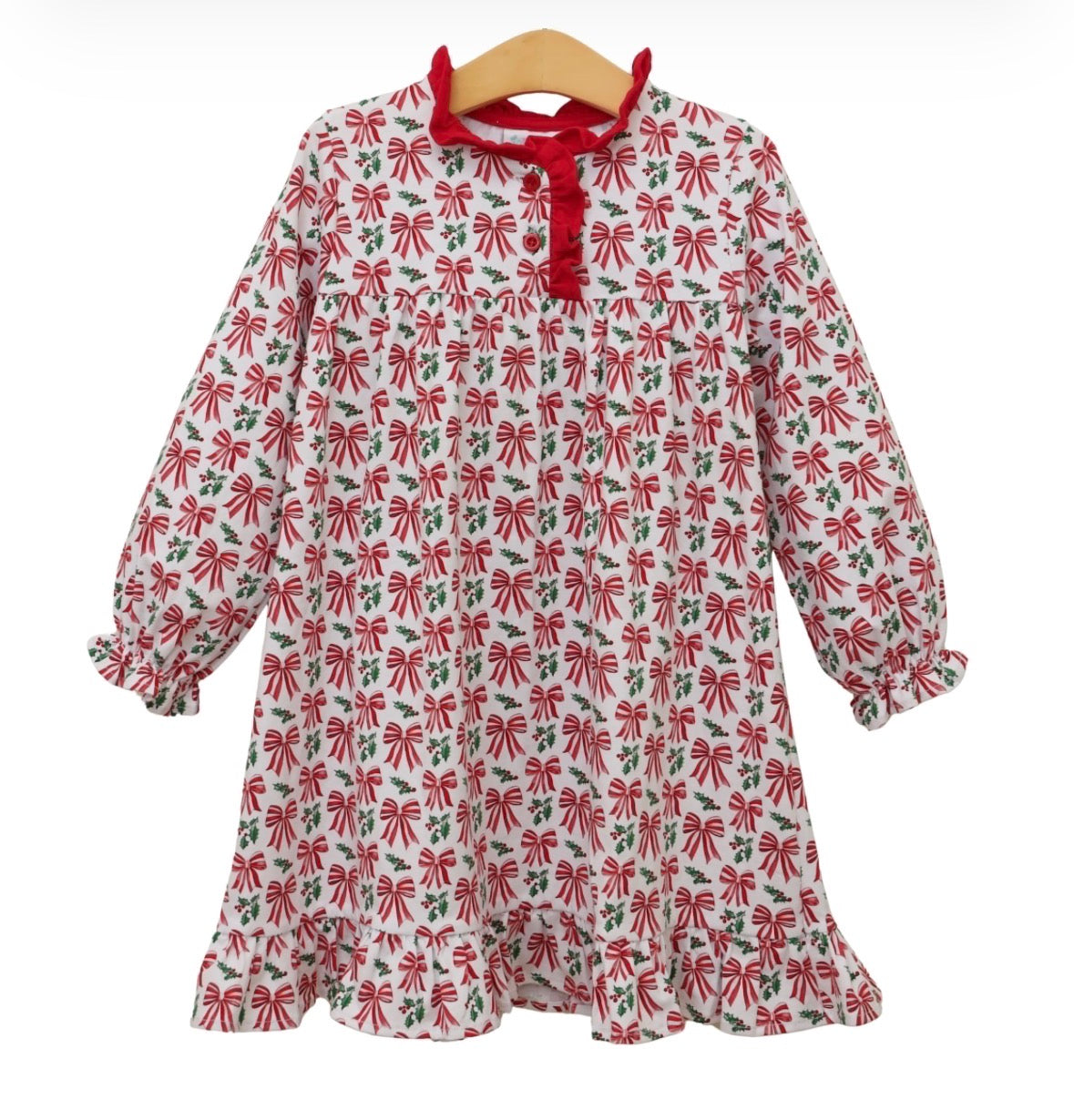 Merry Moments Holly LS Dress