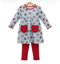 Here Comes Santa Claus Reese Pants Set
