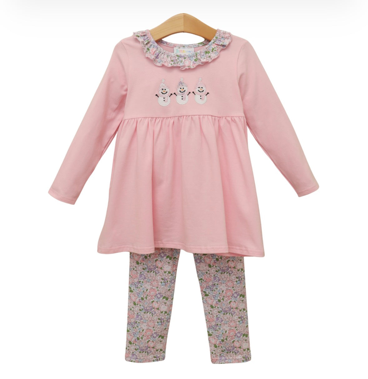 Frosty Friends Ruffle Pants Set