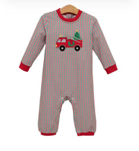 Festive Firetruck Romper