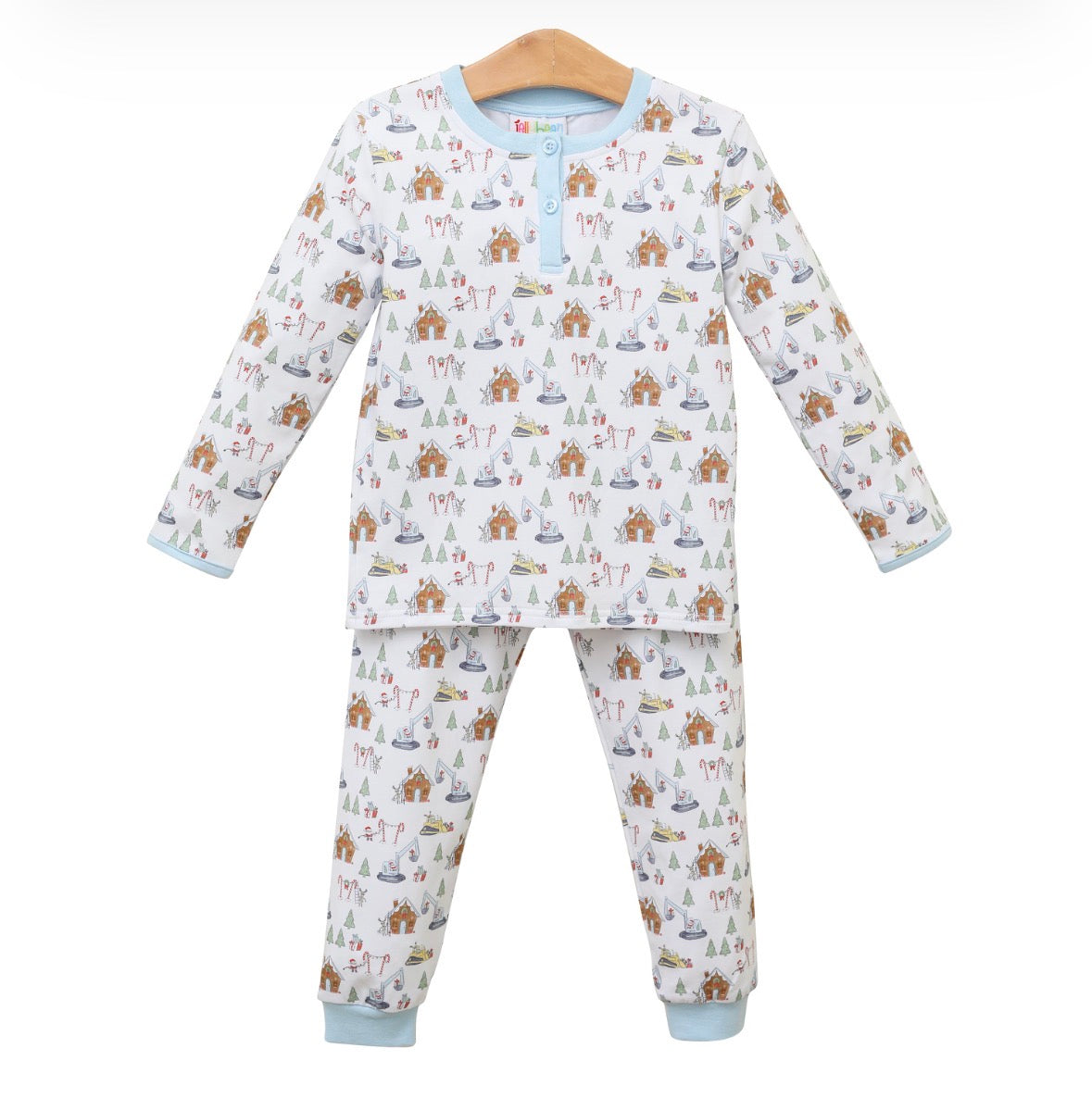 Constructing Christmas Nicholas Long Sleeve Set