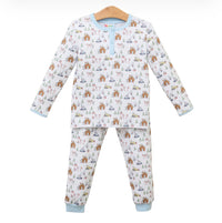 Constructing Christmas Nicholas Long Sleeve Set