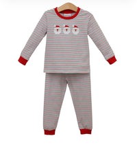 Christmas Candy Stripe Santa Set