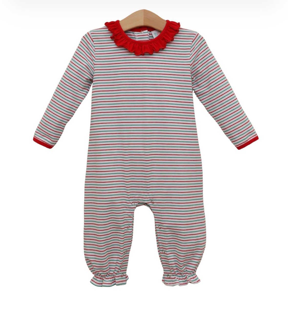 Christmas Candy Stripe Emily Romper