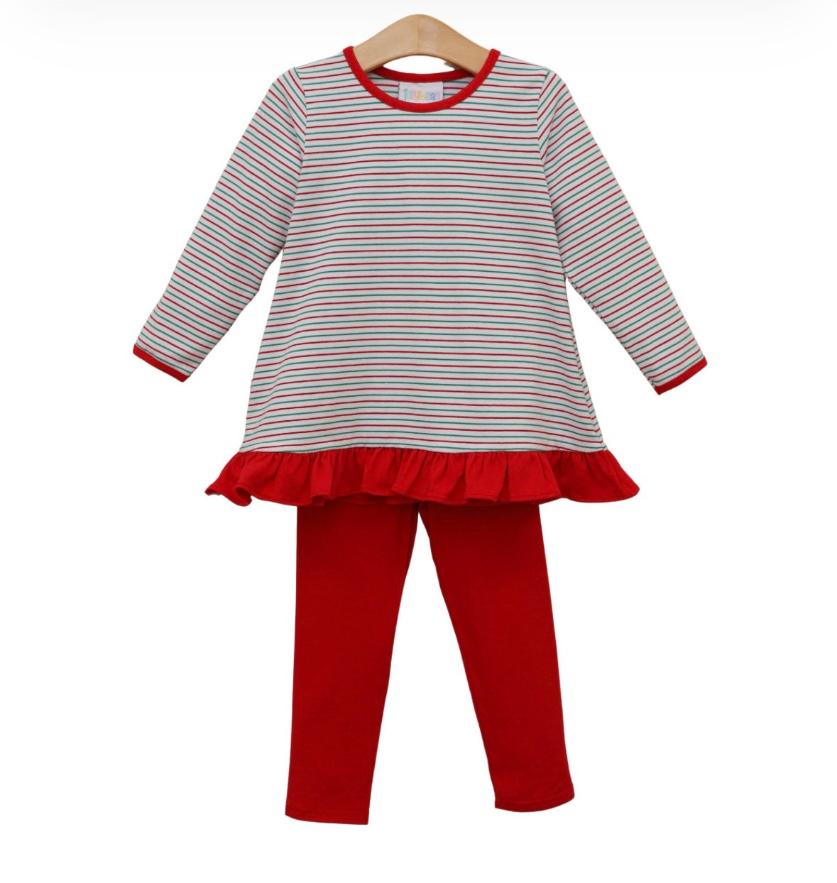 Christmas Candy Stripe Ava Pants Set