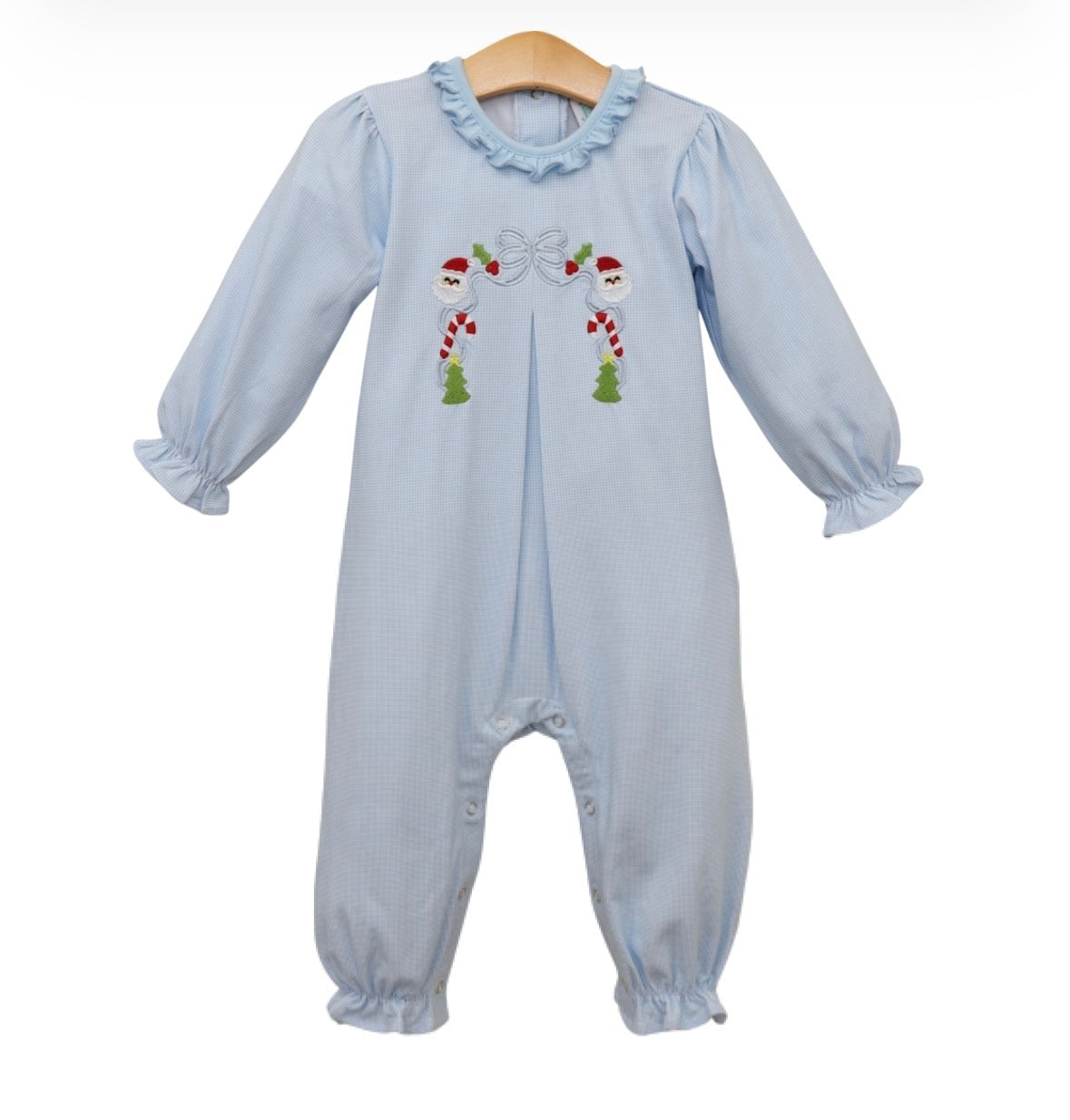 A Classic Christmas Pleat Romper