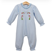 A Classic Christmas Pleat Romper