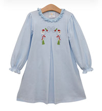 A Classic Christmas Pleated Dress