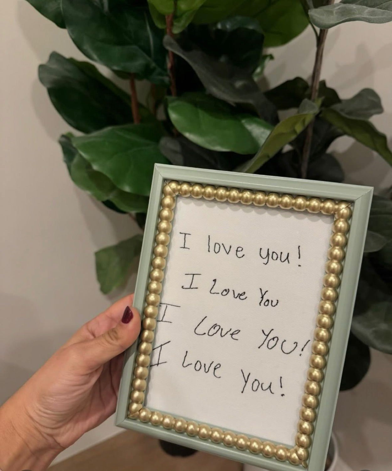 Custom Embroidered Handwriting