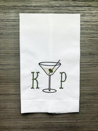 Hemstitch Linen Tea Towel