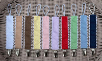 Scalloped Grosgrain Paci Clip