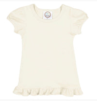Short Sleeve Ruffle T-Shirt
