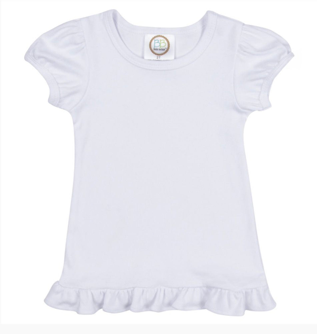 Short Sleeve Ruffle T-Shirt