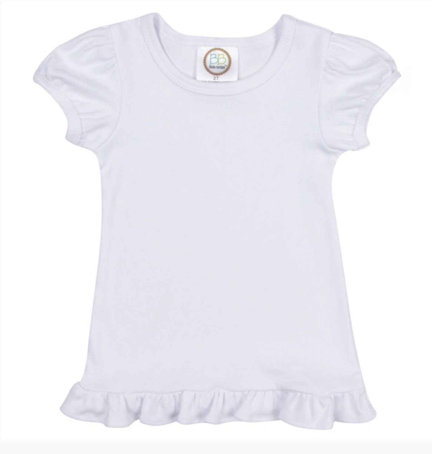 Short Sleeve Ruffle T-Shirt