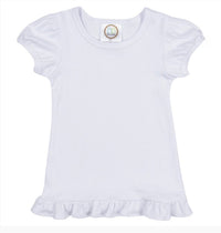 Short Sleeve Ruffle T-Shirt